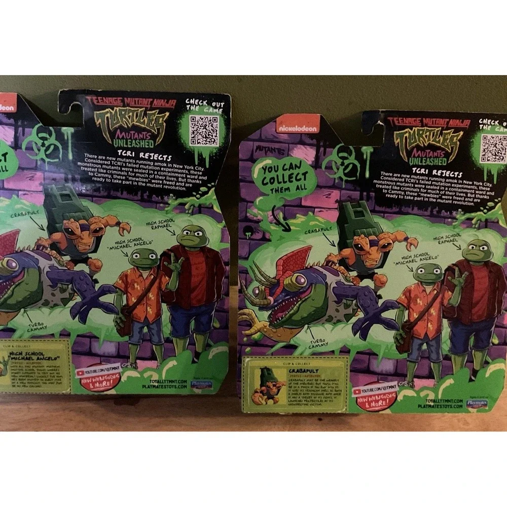 Tales Of The‎ Teenage Mutant Ninja Turtles Mutants Unleashed, Set Of 2, NIP